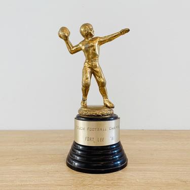 Vintage Football Trophy circa 1951 - As Is condition 