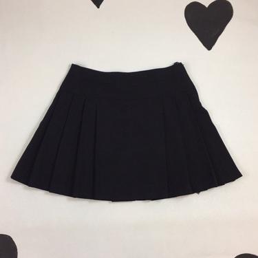 Jean Paul Gaultier Femme classic pleated mini skirt Made in Italy French designer 90's supermodel sailor schoolgirl short skirt size US 10 