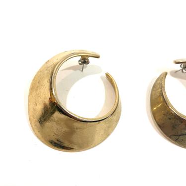 goldtone hoop earrings 