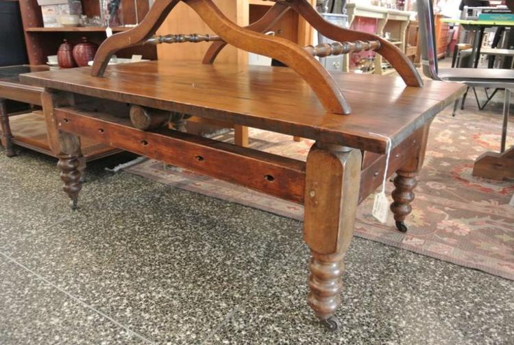Rustic Coffee Table on casters. $295