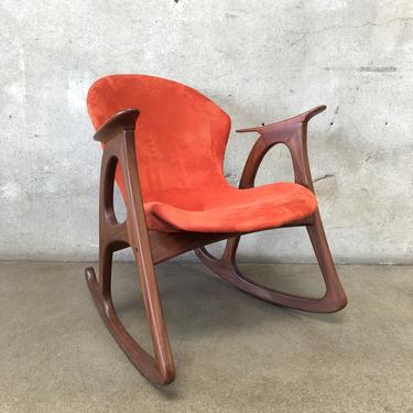 Mid Century Danish Modern Aage Christens Rocking Chair