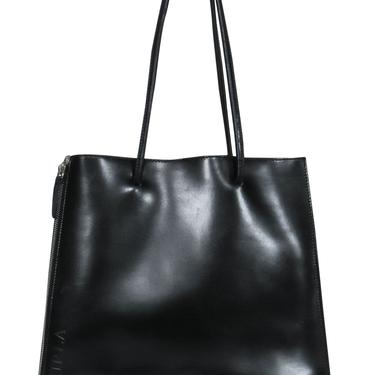 Furla - Black Smooth Leather "Grace" Small Shoulder Tote
