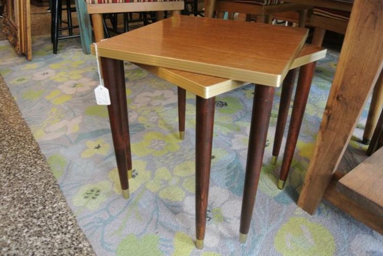 MCM style nesting tables
