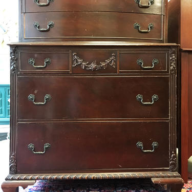 Lacey - Mahogany Five Drawer Dresser 