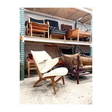 Carl Edward Matthes Scandinavian Danish Lounge Chair Model 33 