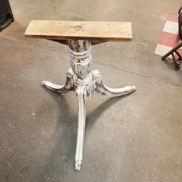 Vintage Inspired Distressed Table Base 29" T