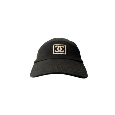 Chanel Black Logo Hat