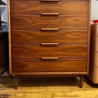 Midcentury Highboy with 5 Drawers 1950&#8217;s