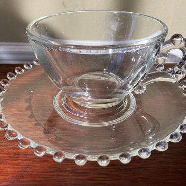Imperial Candlewick Tea Cup and Saucer 