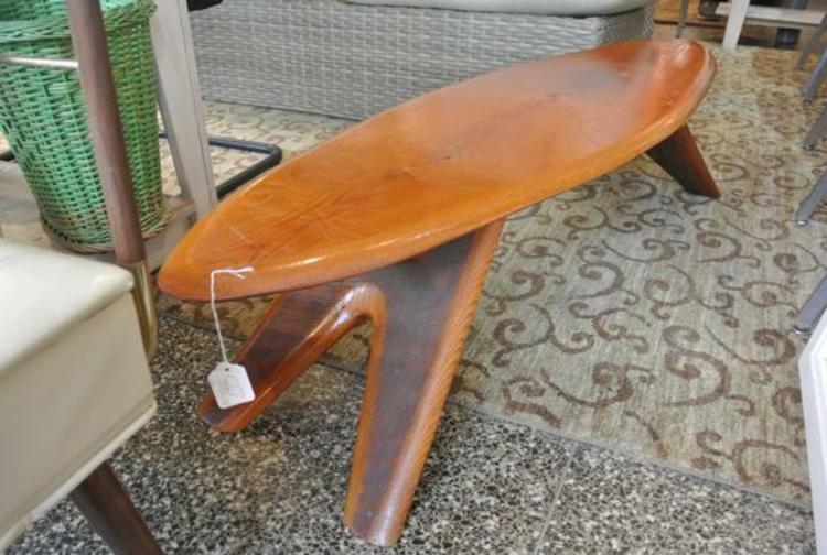 Surfboard table. $295