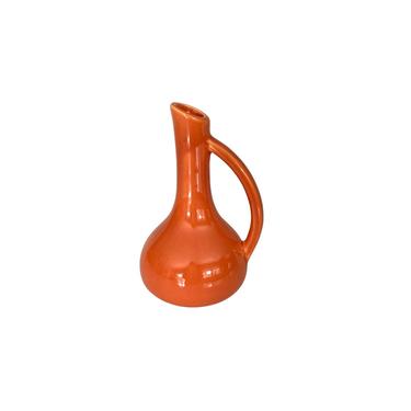 MCM Orange Haeger Pottery Bud Vase 