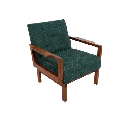 Lounge Chair Walnut  Mid Century Modern 60s Gunlocke Chair Co. 