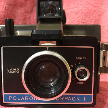 1969 Polaroid Colorpack II Land Camera, Case, Owner's Manual 