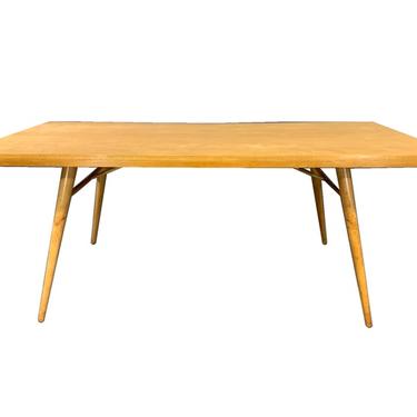 Planner Group Mid-Century Modern Maple Dining Room Table by Paul McCobb