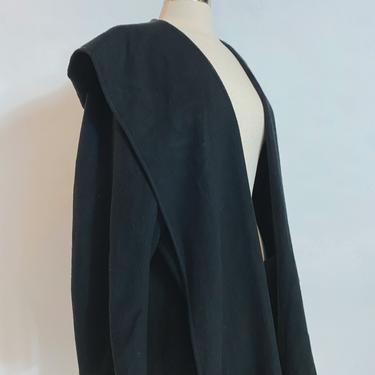 Vintage Black Cashmere Jacket 1990s 