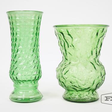 Brody Co Green Glass Vases