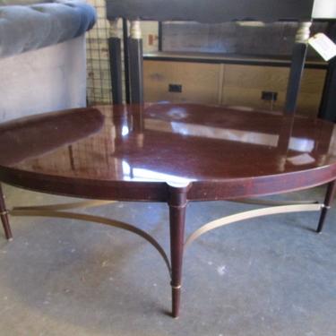 OVAL COFFEE TABLE BY BAKER