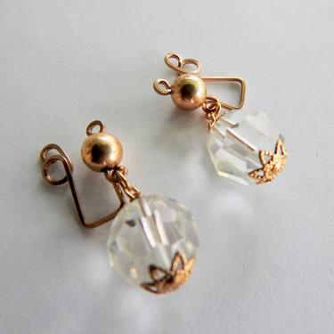 Crystal Rose Gold Earrings 
