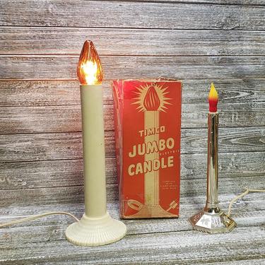 Antique Christmas Candle Light, Vintage Timco JUMBO Candolier, Vintage Electric Candle, Window Christmas Decoration, Vintage Holiday 