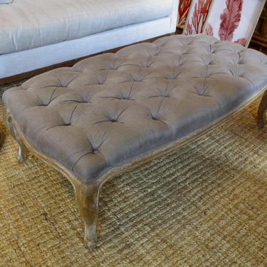 LARGE TUFTED OTTOMAN