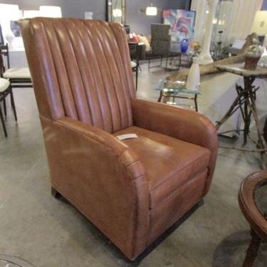 BRAND NEW HANCOCK AND MOORE LEATHER CLUB CHAIR