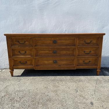 Vintage Antique Wood Dresser Traditional Buffet Media Console Changing Table Chest Drawers Regency Boho French Provincial CUSTOM PAINT AVAIL 