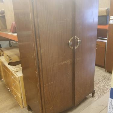 Art Deco Armoire 48" W by 22.5" D by 75" T