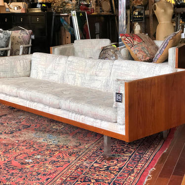 Mid Century Modern Danish Teak Cased Sofa 