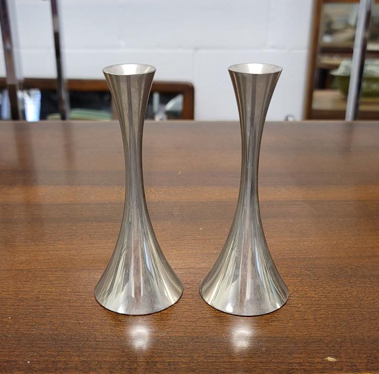 AS Solingen of Germany Chrome Candlesticks