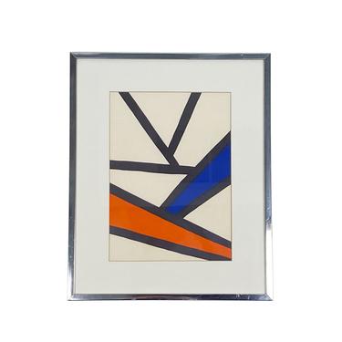 Alexander Calder Derriere le Miroir Vintage Framed Print 