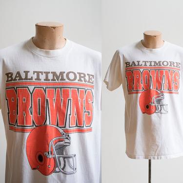 Baltimore Browns Tshirt / Vintage Baltimore Browns Tee / Vintage 1990s NFL Tee / 1995 NFL Tee / Baltimore Browns / Cleveland Browns Tee 