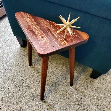 Mid Century Modern Triangle Side Table IN STOCK 