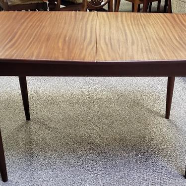 Item #S73 Mid Century Modern Rosewood Dining Table w/ Butterfly Leaf c.1960s