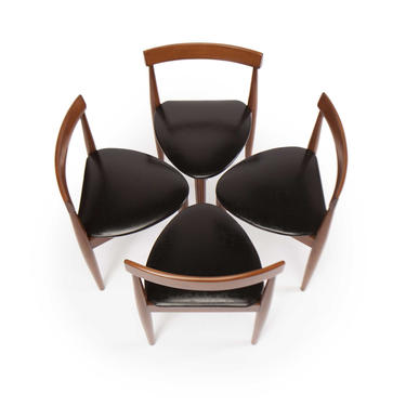 Vintage Hans Olsen for Frem Røjle Danish Dining Chairs (Set of Four) 