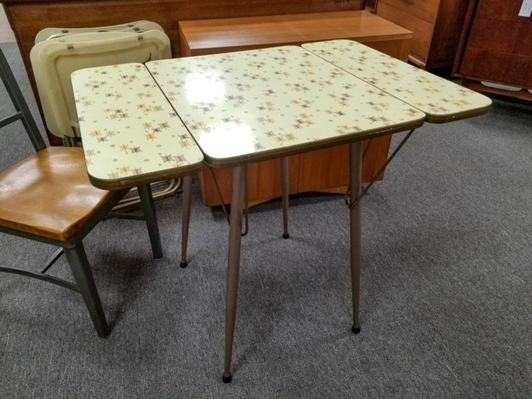 Small Retro Kitchen Table From Peg Leg Vintage Of Beltsville Md