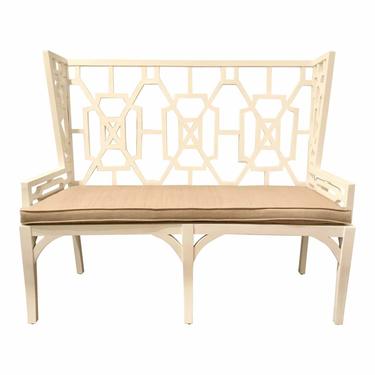 Guildmaster White Chippendale Lifestyle Loveseat