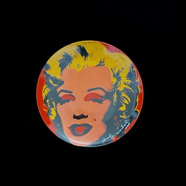Vintage Marilyn Monroe Andy Warhol Decorative Porcelain Plate BLOCK Limited Edition Pop Art Iconic 