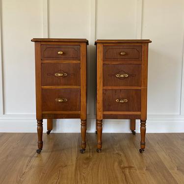 NEW - Vintage Nightstands, End Tables, Matching Side Tables 