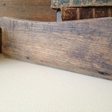 French Butter Cheese Making Paddle, Rustic Antique Wood Chopping Cutting Board 