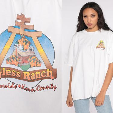 90s Farm Stand T Shirt Gless Ranch Shirt Oranges Vintage TShirt Riverside Kern County California 1990s Retro Tourist Tee Extra Large XL 