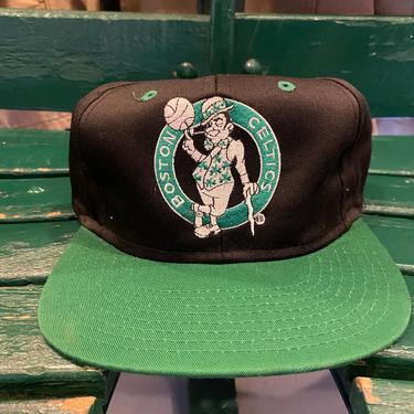 Vintage Black Boston Celtics Snapback