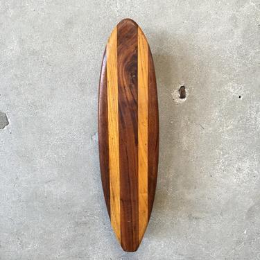 Vintage Homemade Skateboard with owners name on the bottom