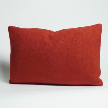 Maharam Hallingdal “Mom” Red Wool Lumbar Pillow 