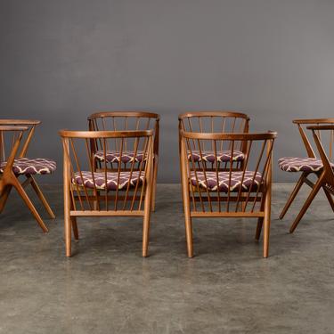 6 Sibast No. 8 Teak Dining Chairs Mid Century Danish Modern 