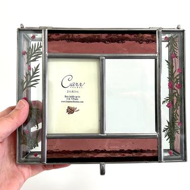 Vintage Carr Pressed Flower Picture Frame Box 