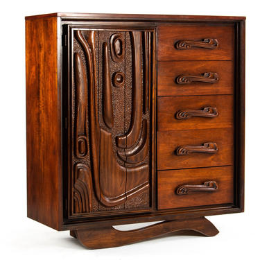 Pulaski Oceanic Tall Wardrobe / Gentlemen's Dresser, USA 