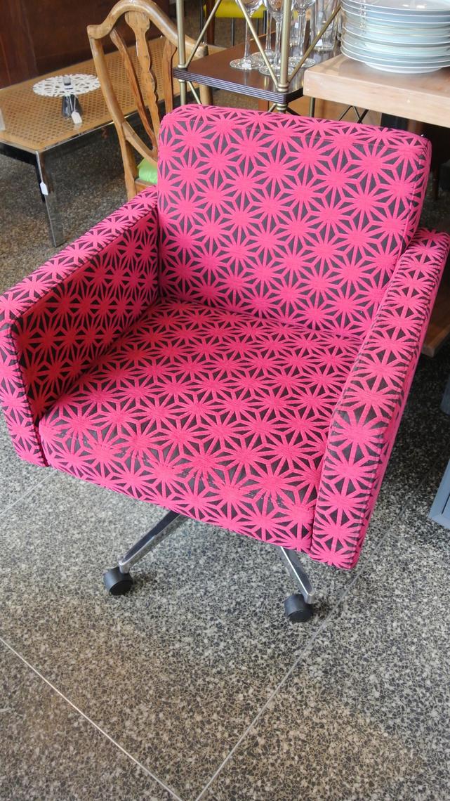 Pink And Black Patterned Swivel Base Office Chair From Miss Pixies Of 14th Street Washington Dc Attic