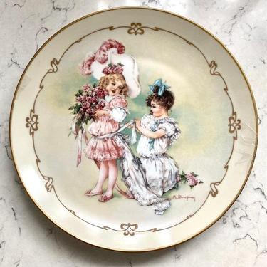 Vintage Hamilton Plate "Playing Bridesmaid" 1989 by Maud Humphrey Bogart from Little Ladies Collection Victorian by LeChalet