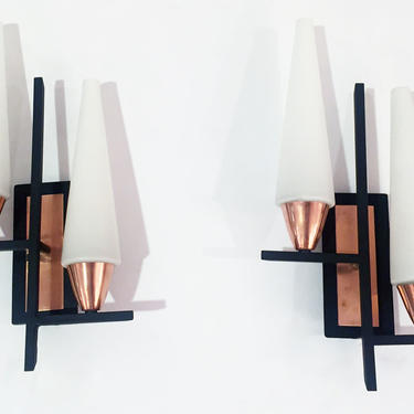 Pair of Mid-Century Wall Sconces