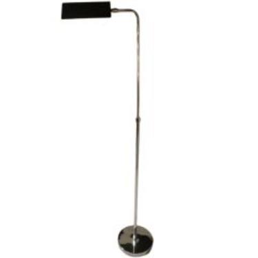 Koch and Lowes Adjustable Chrome floor reading lamp